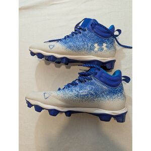 Under Armour White and Gold Blur Smoke 2.0 MC Lacrosse Cleats Size 15M Sports Locker | UA Blur Smoke 2.0 MC - White/Gold main image 4